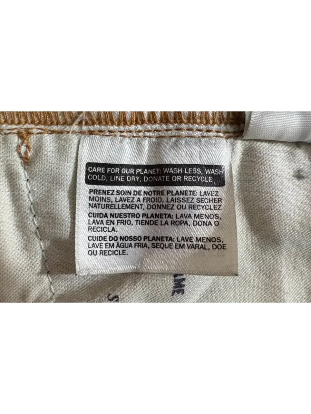 LEVI’S Made & Crafted Needle Narrow Denim Jeans size 36x34 blue Fabric Japanese